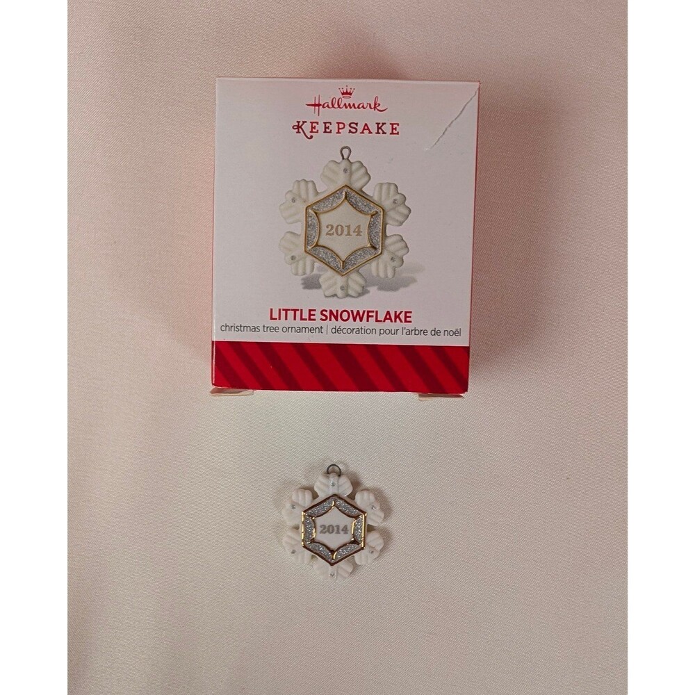 Hallmark Keepsake Christmas Ornament Miniature Little Snowflake 2014